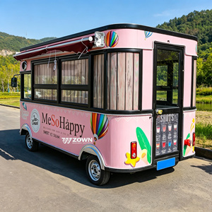 Chariot de service multifonctionnel mobile pour stand de restauration de rue, chariot de présentation portable pour boissons et desserts de mariage - Product Image 5