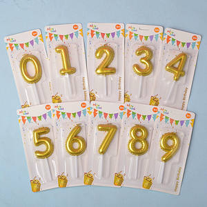 เทียนพาราฟินรูปทรงเสา ไร้ควัน ปลอดสารพิษ ทำด้วยมือ สำหรับวันเกิดและคริสต์มาส ดีไซน์ไล่เฉดสี - Product Image 1