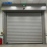 YUOU porte industrielle enroulable rapide spirale alu, dure, auto, sécurité