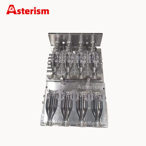 4 boşluk üfleme kalıbı çelik alüminyum su kalıplama üfleme kalıplama büyük plastik yapma PET şişe kalıbı darbe makinesi - Product Image 2