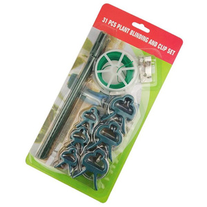 Alat Grafting taman klip tanaman Set instrumen taman ikan tulang Spur Tie dengan dasi garis taman 30 buah - Product Image 1