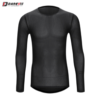 DAREVIE personnalisé léger maille tissu vélo vélo chemise blanc noir cyclisme maillot sous-vêtements vêtements cyclisme couches de Base