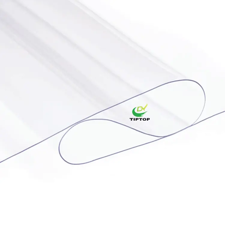 Tiptop Persediaan Pabrik Film Plastik Transparan PVC Murah untuk Tas Tirai Kaca Lembut