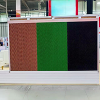 Équipements de ventilation et de refroidissement pour poulaillers, contrôle climatique, coussin de refroidissement par évaporation, serre, élevage porcin, CE