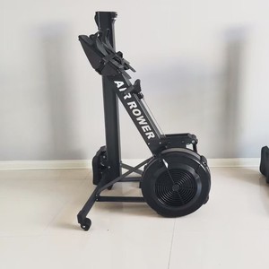Rameur à air pliable en acier, équipement de fitness d'intérieur, résistance à l'air, contrôle magnétique, usage domestique, unisexe - Product Image 4