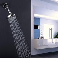 Ensemble de pommeau de douche à effet pluie mural haute pression Robinets de salle de bain économiques avec bras de douche en plastique