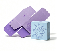 Boîte en carton rigide personnalisée avec logo, finition mate, pour emballage cosmétique, avec insert en EVA pour flacon de sérum, huile ou crème