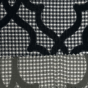 Rideaux et cantonnières à motif marocain personnalisé de luxe Rideau de fenêtre de salon ou de chambre Rideaux noirs occultants en tissu jacquard - Product Image 5