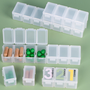 SUNSHING settimanale medicina organizzatori di pillole <span class=keywords><strong>per</strong></span> uso alimentare <span class=keywords><strong>contenitore</strong></span> di medicina 7 giorni scatola di pillole <span class=keywords><strong>per</strong></span> integratori vitaminici olio di pesce - Product Image 6