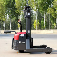 Chariot élévateur transpalette électrique Solreign CDD à batterie lithium-ion, capacité de charge 1200kg-1500kg, avec chariots latéraux, levée 6m, moteur AC