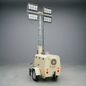 Torre de Iluminación Portátil EPA Euro 5, Plataforma de Iluminación Diésel con Remolque de Alta Resistencia - Product Image 1