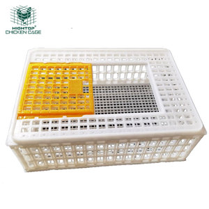 hightop live chicken transport cage chick turnover box poultry plastic transport crate for duck chicken pigeon