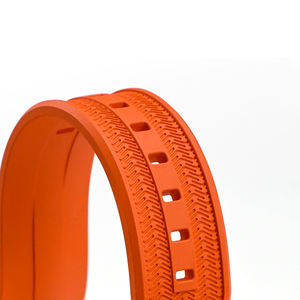 Tali Jam Tangan Karet FKM Universal 21mm Ujung Lengkung, Tali Jam Pengganti Mewah, Dapat Disesuaikan untuk Tali Jam Tisst T120 Prx - Product Image 4