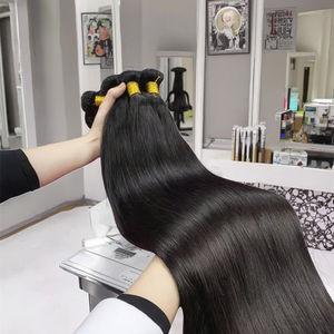 非洲SDD级处女巴西印度人发高品质原生直发未加工全端接发所有颜色 - Product Image 1