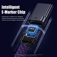Câble de charge magnétique SIKAI 240W PD3.1 USB Type-C avec conception 3-en-1 en nylon tressé pour ordinateur portable et iPhone 17 Pro Max