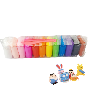 12 Colors Air-Dry Ultra-Light Polymer Clay <b>Kit</b> with Sculpting <b>Tools</b> DIY Molding Modeling Clay for Kids Art Crafts Wholesale - Product Image 1