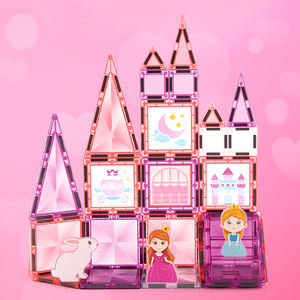 Azulejos magnéticos <span class=keywords><strong>Juguetes</strong></span> Bloques <span class=keywords><strong>de</strong></span> construcción STEM <span class=keywords><strong>Juguetes</strong></span> educativos Tema <span class=keywords><strong>de</strong></span> princesa Juego <span class=keywords><strong>de</strong></span> azulejos magnéticos para niños Juego <span class=keywords><strong>de</strong></span> simulación Bloques magnéticos - Product Image 4