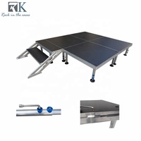 Scène modulaire en aluminium pour concerts, danse, expositions, événements en plein air, plateforme de scène mobile portable à vendre