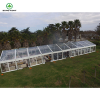 Tente de chapiteau de fête de mariage bâche transparente pour les mariages en plein air, les événements, les fêtes, de haute qualité, robuste, support personnalisé