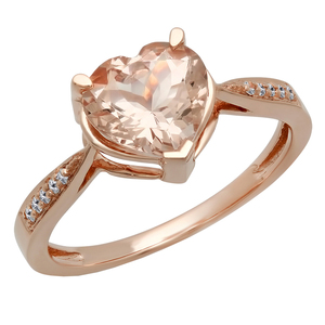 Conjuntos de anillos de compromiso de alta calidad, plata 925, forma de pera, <span class=keywords><strong>morganita</strong></span>, oro rosa plateado, Morgante, boda - Product Image 2