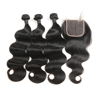 Fabricant vendeur Sexy vierge brésilien Remy cheveux armure faisceaux pleine cuticule alignée vague de corps extensions de haute qualité humaine