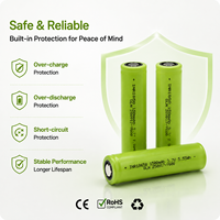 Batterie Li-ion INR18650 1500mAh 3.7V à tête plate rechargeable pour lampe torche, outils électriques, OEM ODM