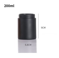 Bouteille de parfum vide noire pour voiture, flacon en verre de 200 ml (6 oz) pour diffuseur de parfum automobile