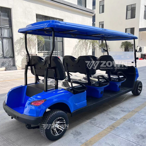 Voiturette de golf électrique 6 places de haute qualité, véhicule à énergie nouvelle, sièges confortables, voiturette de golf de luxe, pneus durables - Product Image 6