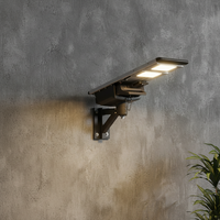 Lampe solaire LED pour rue de 100 watts, capteur PIR IK10, lampe solaire LED tout-en-un, lampe extérieure LED, étanche IP66 pour l'éclairage routier