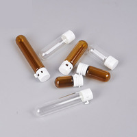 Botol Kaca Vial Sekali Pakai Bening Amber 1.5ml 2ml 3ml 5ml Kecil untuk Minyak Atsiri Serum Bubuk Beku Sampel Kosmetik