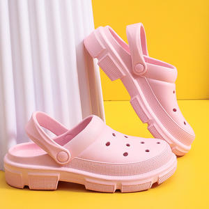 Chaussures sabots de jardin pour dames Sandales d'extérieur à semelle souple d'intérieur Sandales pour adultes Chaussures sabots EVA respirantes Pantoufles pour femmes - Product Image 4