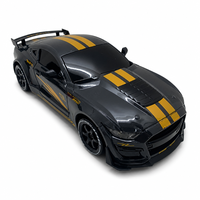 Voiture de course télécommandée 4x4 Mustang 1:24, modèle de simulation, 2.4G, haute vitesse, avec roues supplémentaires et obstacles