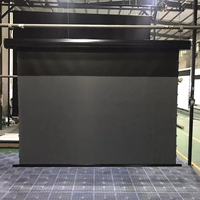 Écran de projection motorisé commercial pour étiquettes 80''-120'' 4:3 16:9 Écran de projection en plastique blanc