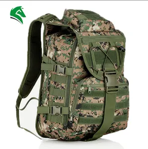 حقيبة ظهر مخصصة سعة كبيرة حقيبة الظهر التكتيكية Molle Assault حقيبة ظهر مدرسية حقيبة الظهر الخفيفة Mochila Tactico