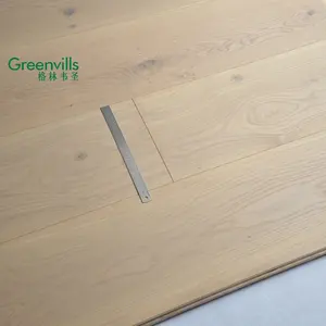 Grand plancher large de bois dur de la planche 300mm a machiné la vente chaude de plancher de bois dur de chêne blanc aux USA