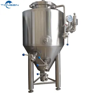 Tonsen Beer Conical Fermenter Tank Fermenting Equipment Brewhouse Tank Turnkey Project For Sale