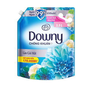 Adoucissant textile liquide Downy, conditionneur pour linge, parfum frais longue durée, antistatique, soin anti-plis, vêtements doux - Product Image 2