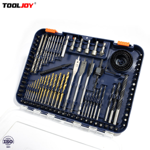 Hot Sale 100pcs Drill Bit Set Drilling and Driving Accessories Kit for Wood Metal Masonry Cement and Screwdriver Combo Kit