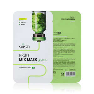มาส์กหน้าเกาหลี WISH FRUIT Green Mix Mask 23มล.*10ชิ้น บำรุงผิวชุ่มชื้น ปลอบประโลมผิว กระจ่างใส แผ่นมาส์ก OEM รับผลิตแบรนด์ส่วนตัว ผลิตภัณฑ์ดูแลผิว - Product Image 5