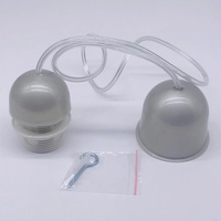 Lampe suspendue créative personnalisée Ruyi DT-007 pour salon, en plastique et cuivre, légère, sans batterie, 250V, garantie 3 ans