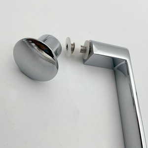 Manija Kellyto K227 de aleación de zinc con espaciado de orificios de 200 mm, cromada, para puerta de ducha - Product Image 2