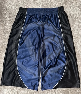 Pantaloncini Sportivi da Uomo Oversize in Raso Patchwork, Stile Streetwear, per Baseball, Basket e Corsa - Product Image 1