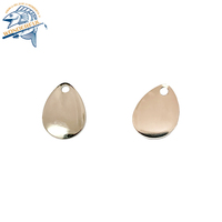 Cuillères de pêche artificielles en métal dur pour truite, 15mm, 18mm