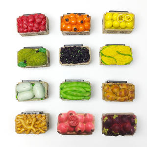 แม่เหล็กติดตู้เย็น 3 มิติ เรซิ่น ผลไม้ ผัก ของที่ระลึก แม่เหล็กติดตู้เย็นแบบกำหนดเอง สำหรับตกแต่งบ้าน ห้องครัว ของขวัญ - Product Image 1