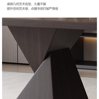 Bureau d'ordinateur de style minimaliste italien pour la maison, bureau de direction simple et haut de gamme