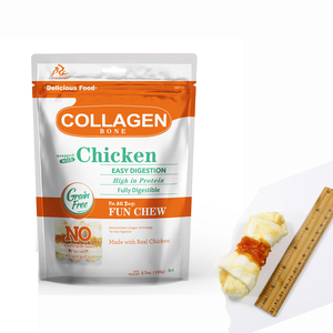 Pal của thỏa thích con chó khỏe mạnh xử lý 4 \ "Collagen Ba kabobs với gà gan vịt thịt tươi rawhide nhai đồ ăn nhẹ cho chó - Product Image 1