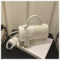 Sac Bandoulière Croisé Femme Tendance, Nouveau Style Coréen Décontracté, Mode Color Block, Petit Sac Carré