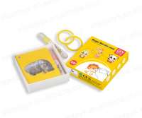 Cartes de dessin à l'eau magiques, jouets éducatifs précoces pour la maternelle, apprentissage STEAM, jouets en plastique et en papier pour enfants