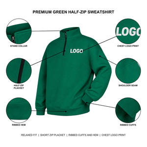 Maglie con Zip a un Quarto, Collo Alto e Spalle Scivolate per uno Stile Smart Casual, Look Urbani e Comfort da Viaggio - Product Image 2
