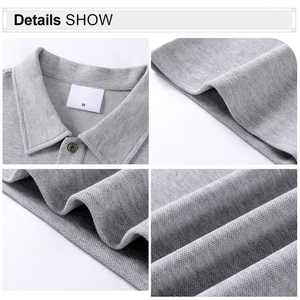 Camiseta Polo de Algodón y Poliéster de Alta Calidad para Hombre, Camisetas Polo con Logotipo Bordado Personalizado para Hombre - Product Image 4